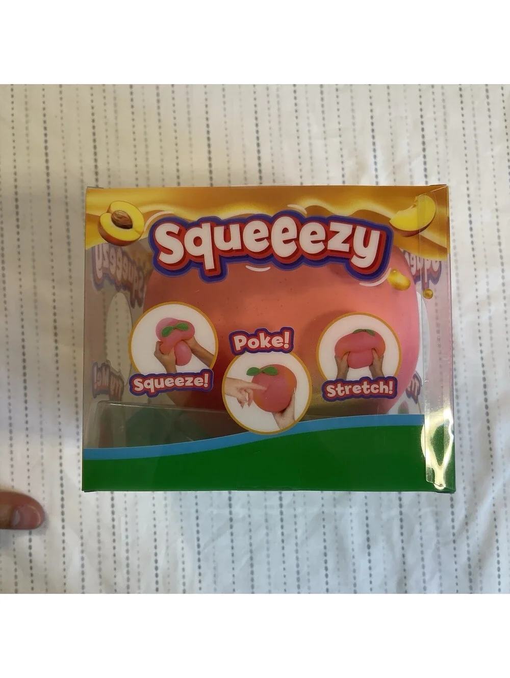 Viral Sunny Days Jumbo Squeezy Peach – Squishy Toy, Stress Relief Sensory Fun 🍑